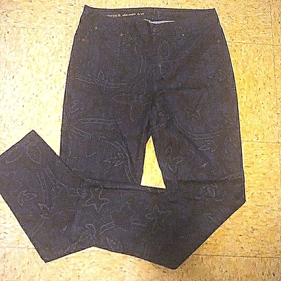 Talbots Heritage Floral Print Slim Ankle Jeans Size 8/29 - Picture 5 of 13